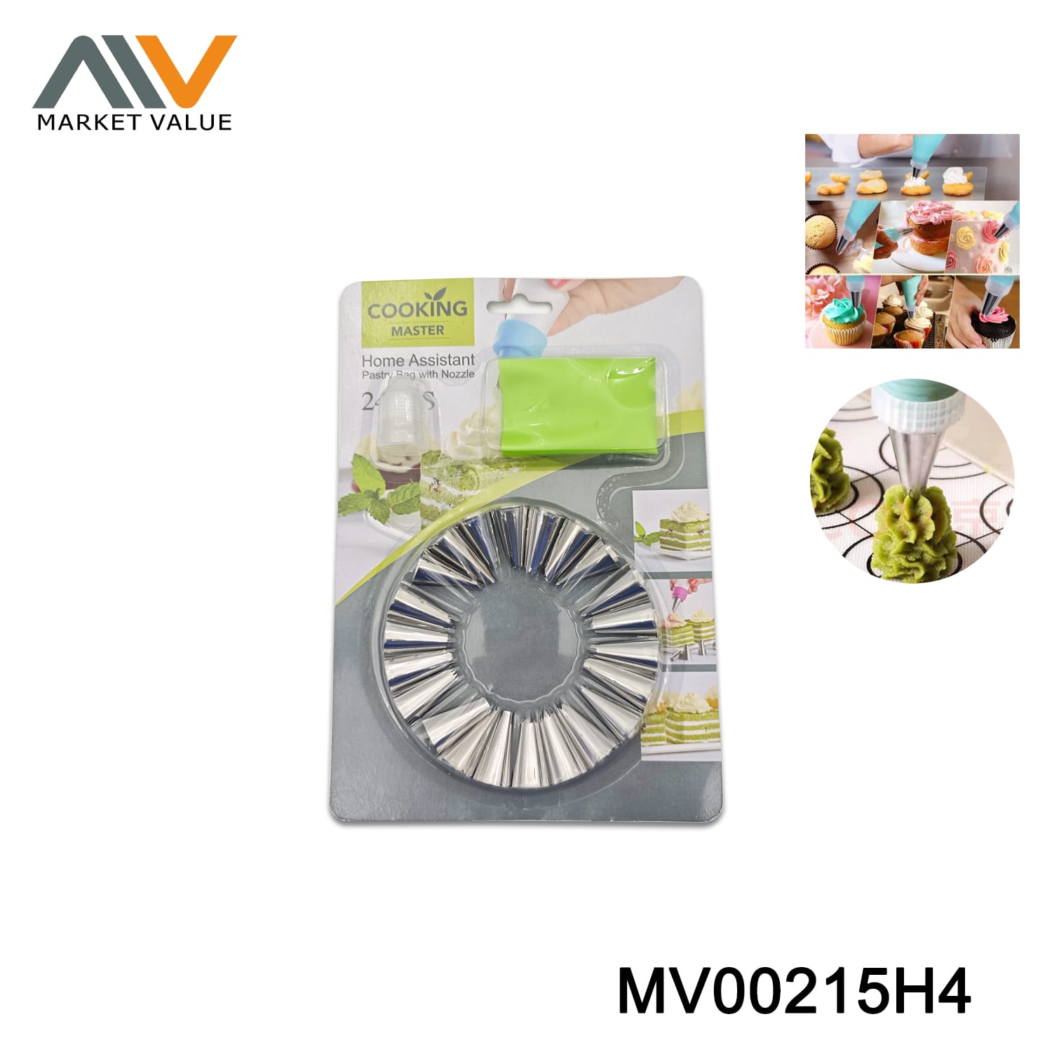 MV00215H4 7Pcs Ss Cake Tools Bc