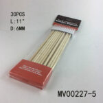 11"30Pcs 6Mm Bamboo Skewer In Bag