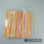 100Pcs Color Plastic Straw，Pbh