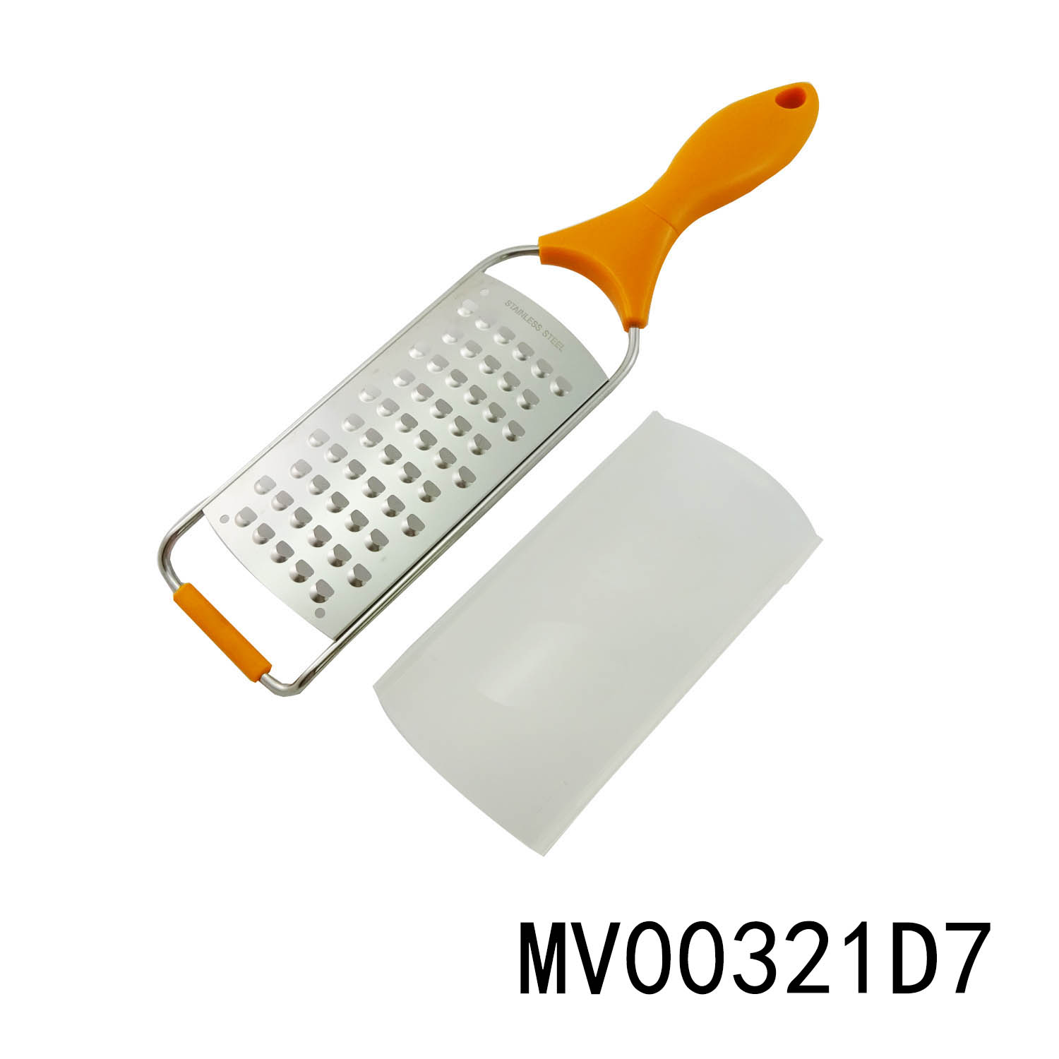 MV00321D7 Stainless Steel Grater With Plastic Handle
