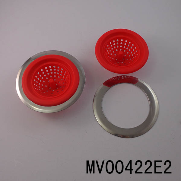 MV00422E2 Detachable S.S & Silicone Sink Strainer T/C