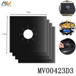 0.08Mm Black Gas Cooker Cushion