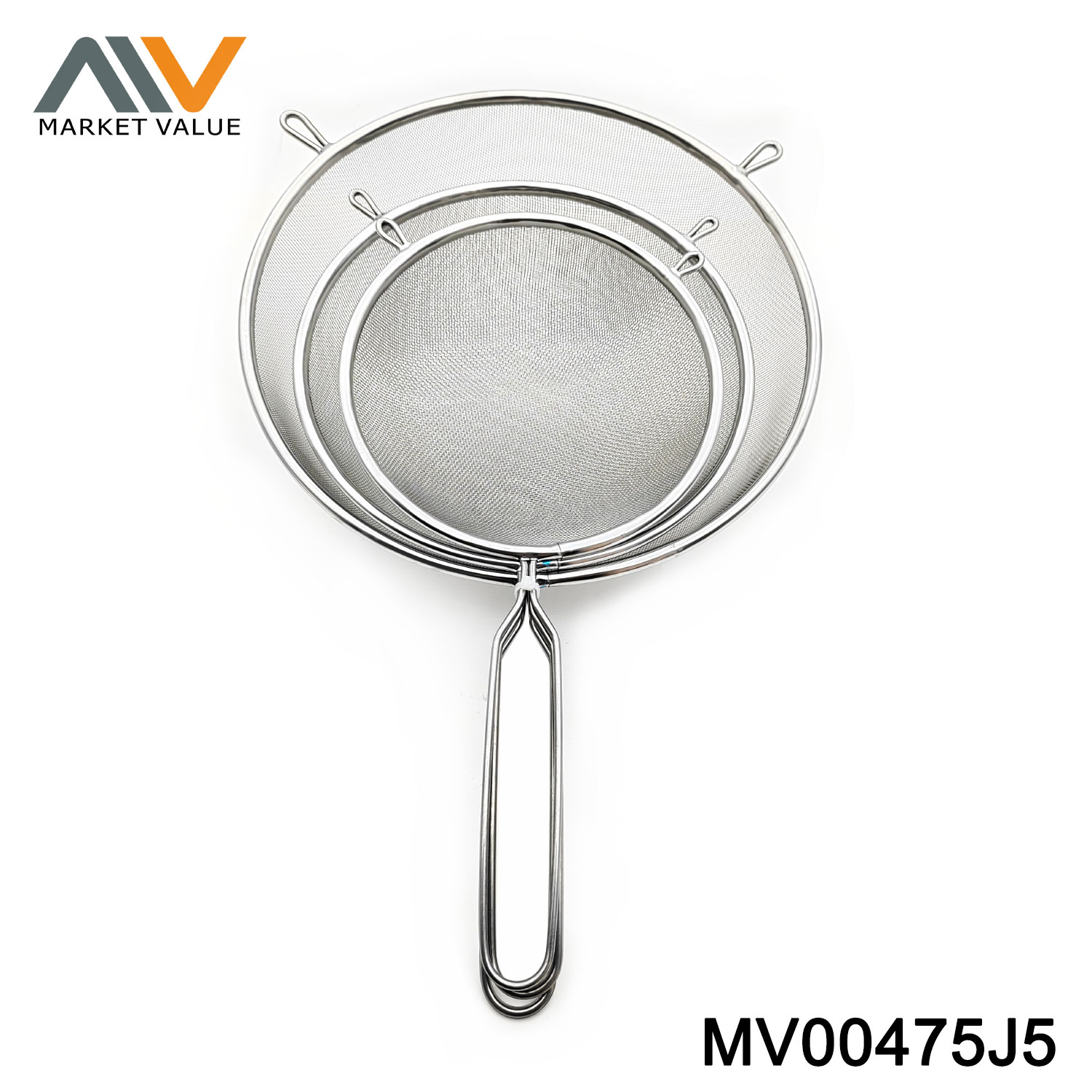 MV00475J5 Set Of 3Pcs Ss Strainer