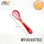 10 Inch Silicone Egg Beater With Tpr&Pp Handle
