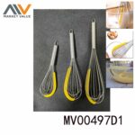 S/S Egg Beater & Silicone Scrape T.C