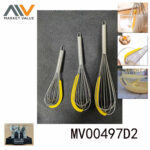 10In S/S Egg Beater & Silicone Scrape T/C