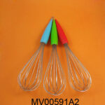 Plastic Papper Shaped S.S Egg Beater