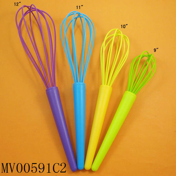 11"Pepper Handle Silicone Egg Beater