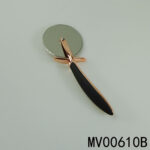 S.S Pizza Cutter With Rose Golden Coated