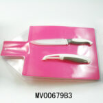 New Pp Floding Plastic Cutting Board And 5'' Knife And Ceramic Knife
