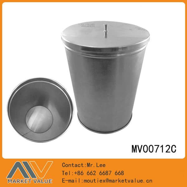 MV00712C S/S Waste Bin In Polybag
