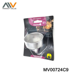 3 Cup Electric Aluminum Moka Pot Funnel