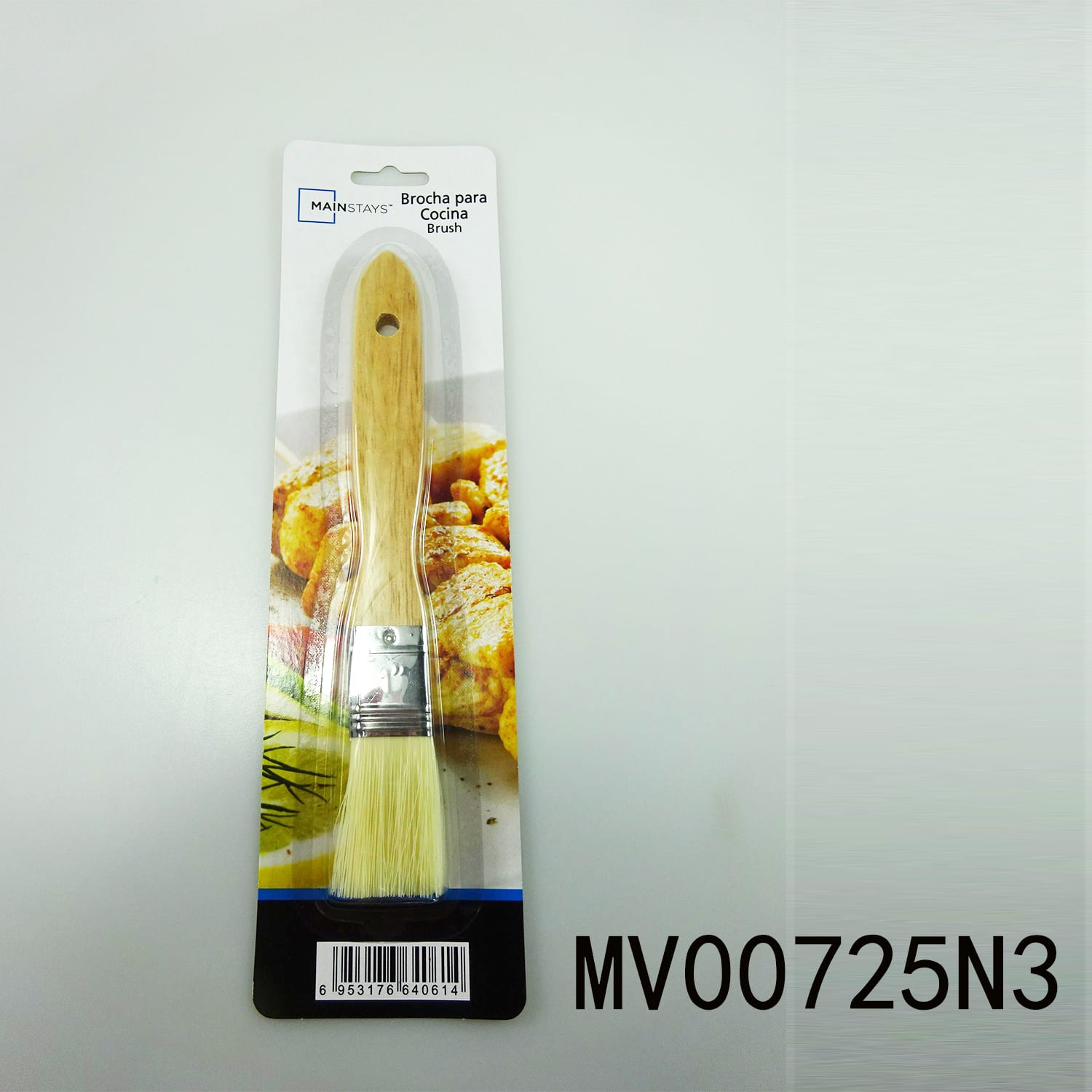 MV00725N3 Oil Brush W/ Wooden Handle