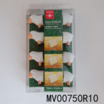 8Pcs Corn Fork Set W/Sheep Shape Resin Handle In Pvc Box