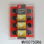 8Pcs Corn Fork Set W/Rugby Ball Resin Handle In Pvc Box
