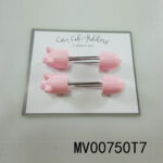 Sets Of 4Pcs Corn Holder With Pig Resin Handle