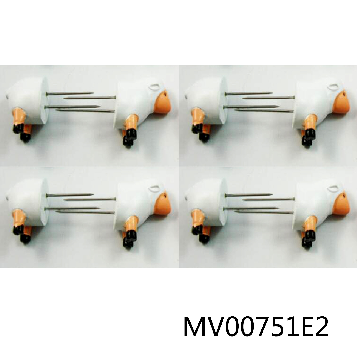 MV00751E2 8Pcs Corn Fork Set With Sheep Shaped Resin Handle