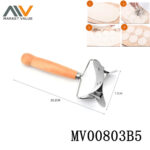 S.S Dumpling Mould W/Wooden Handle