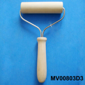 Wooden Rolling Pin In Color Box