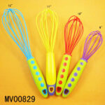 9" Rubber Handle Silicone Egg Beater