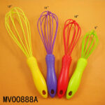 9" Plastic Handel Silicone Egg Beater