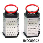 9" S.S Six Side Grater With Egg Shaped Handle