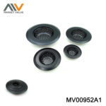 4Pk Stainless Steel Sink Strainer Coated Bc