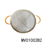 25Cm Roung Fruit Basket With Silicone Handle