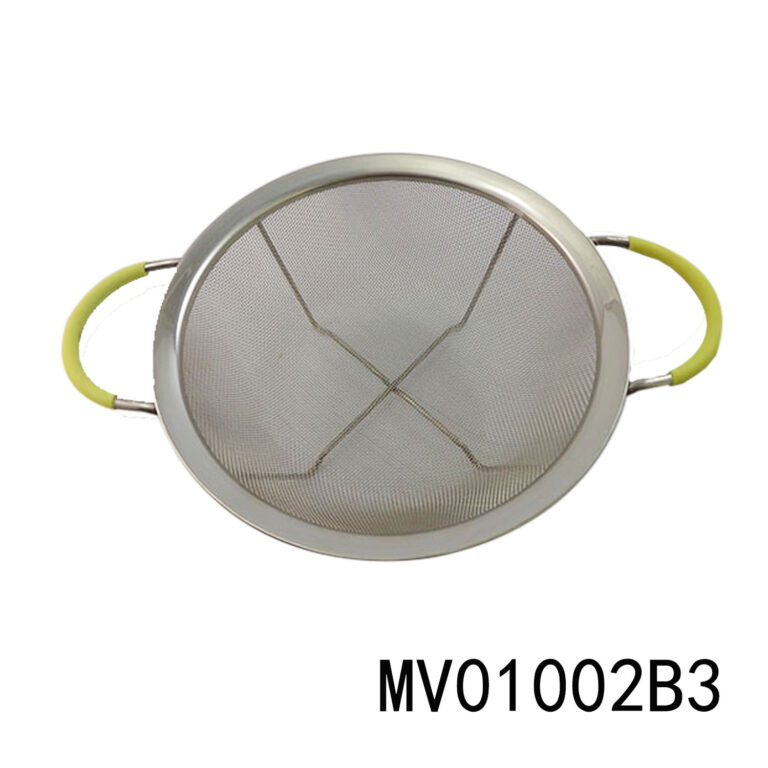 22Cm Roung Fruit Basket With Silicone Handle