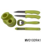 4Pcs Kitchen Tools With Pp Handle In Color Box