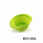 Foldable Silicone Fruit Vegetable Strainer Basket