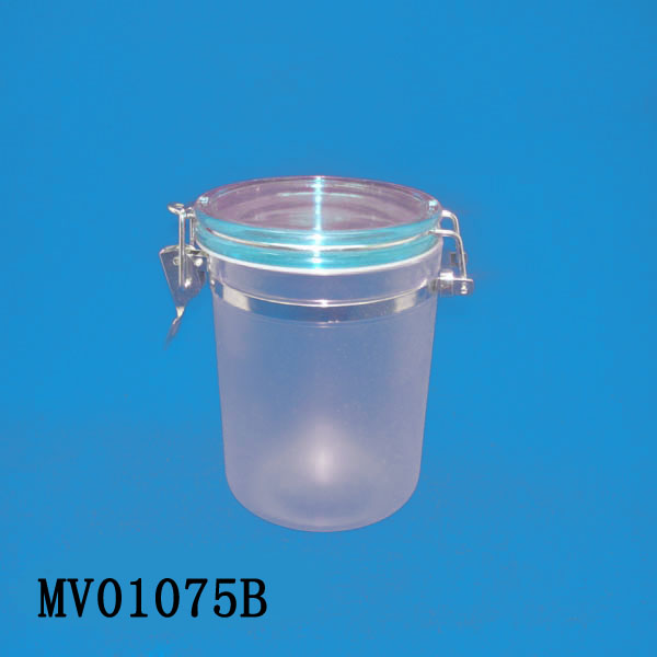 MV01075B 1800Ml Plastic Airproof Cup W/Opp Bag