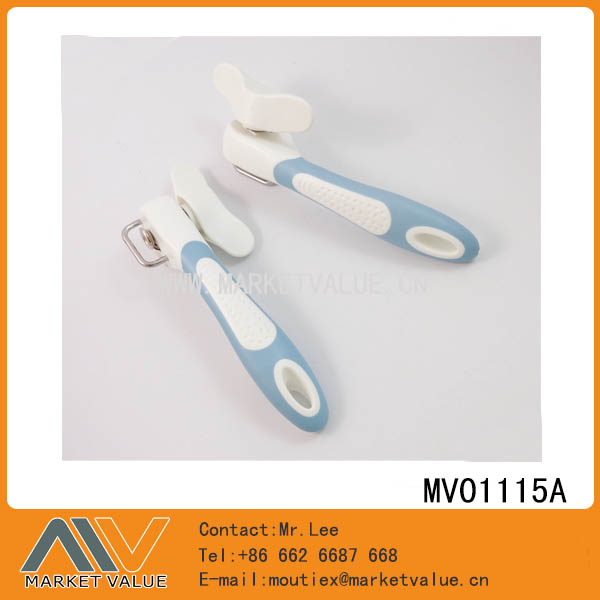 Safe Can Opener With Abs And Rubber Handle