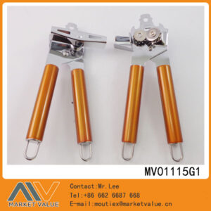 2Pcs Pating Handle Chrome Can Opener