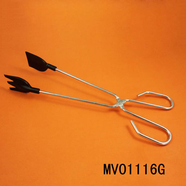 MV01116G 12.5" Nylon Head S.S Food Tong