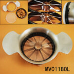 S/S Apple Cutter (12Pcs)With Plastic Cover