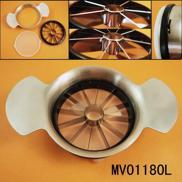MV01180L S/S Apple Cutter (12Pcs)With Plastic Cover