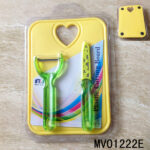Fruit Knife & Peeler & Cutting Board Set Shrink