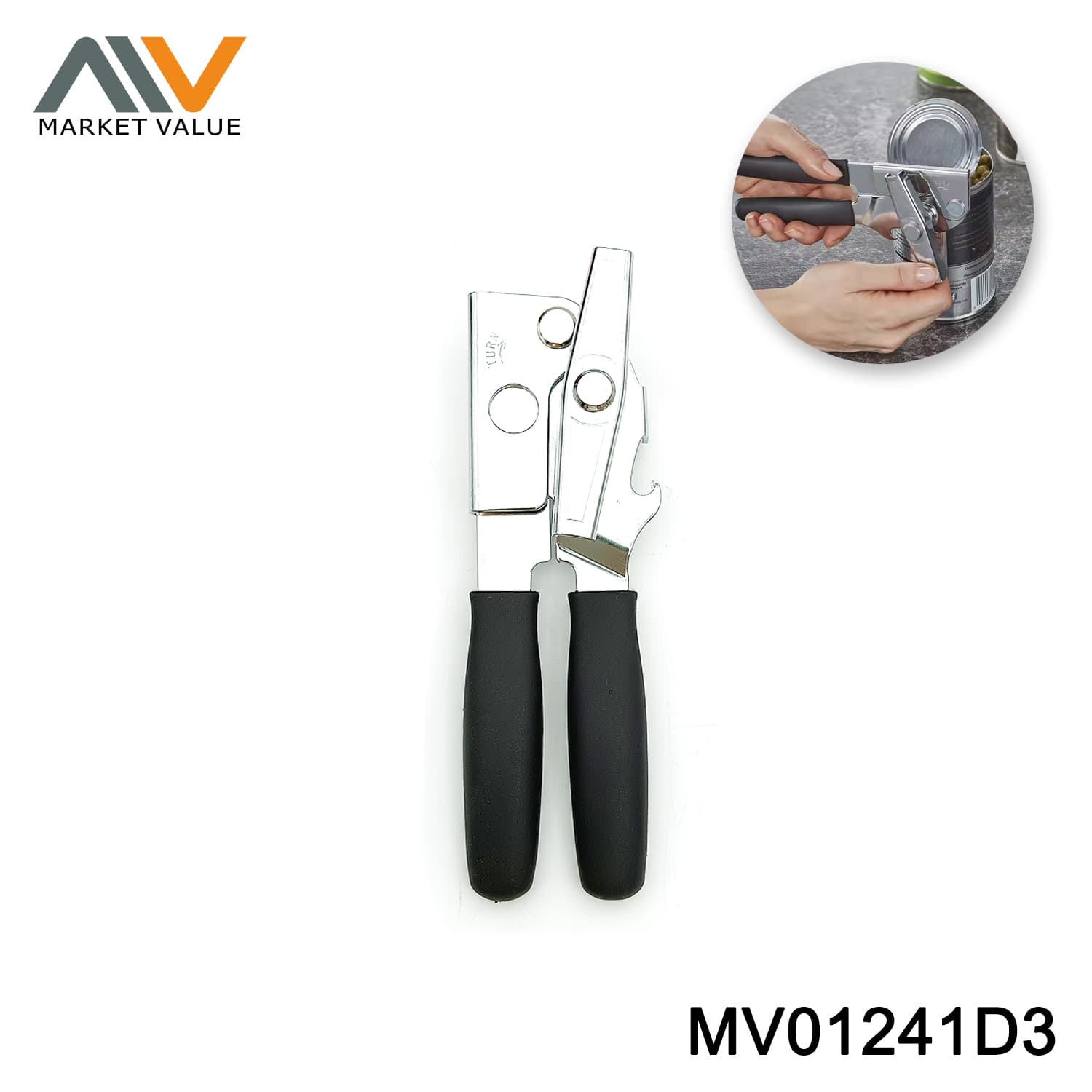 MV01241D3 Deluxe Can Opener Soft Handle