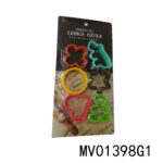 Sets Of 6 Colors Cake Mould Plastic