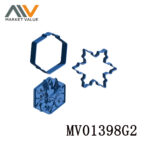 Set Of 2 Pcs （Sven & Snowflake） Cookie Cutter Set