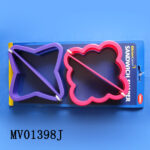 2Pcs Cake Mould Plastic T/C