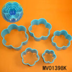 B/C5Pcs Plastic Cookies Mould