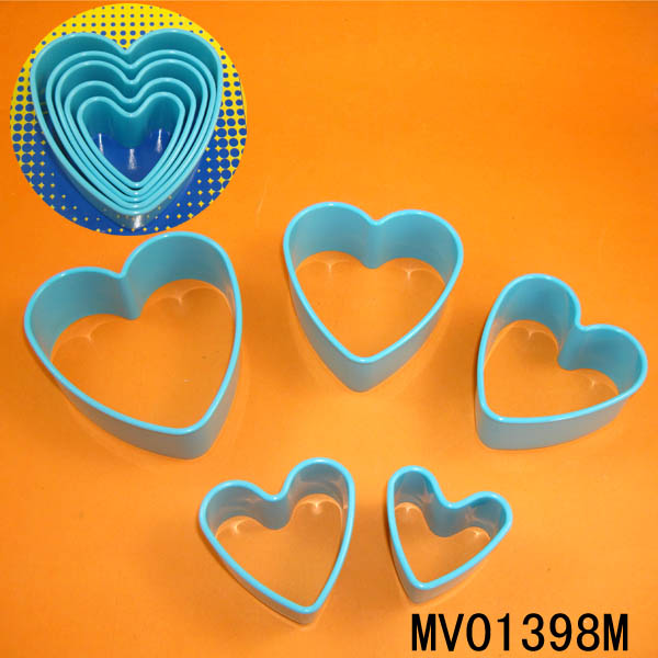 MV01398M 5Pcs Plastic Cookies Mould B/C
