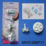 Set Of 3 Laurustinus Plunger Cutter