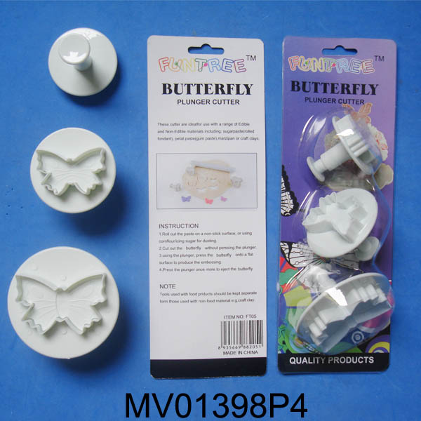 MV01398P4 Set Of 3 Butterfly Plunger Cutter