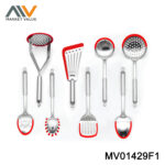 SS KITCHEN TOOL WITH SILICONE TUBE HANDLE