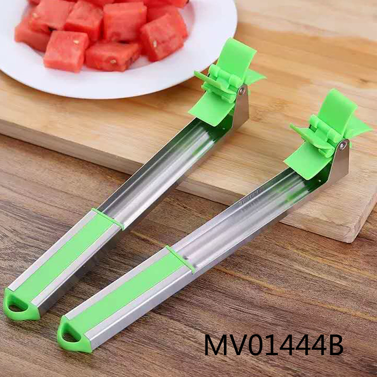 MV01444B 304# Watermelon Cutter In Colour Box