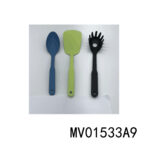 3Pc All Nylon Kitsen Utensil In Polybag