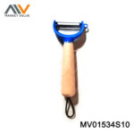 Ss Peeler Beech Wooden Handle Tc